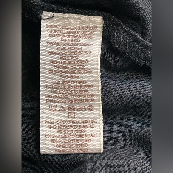 Free People RHIANNON EMBROIDERED PEASANT MINI DRESS BLACK - Picture 11 of 15